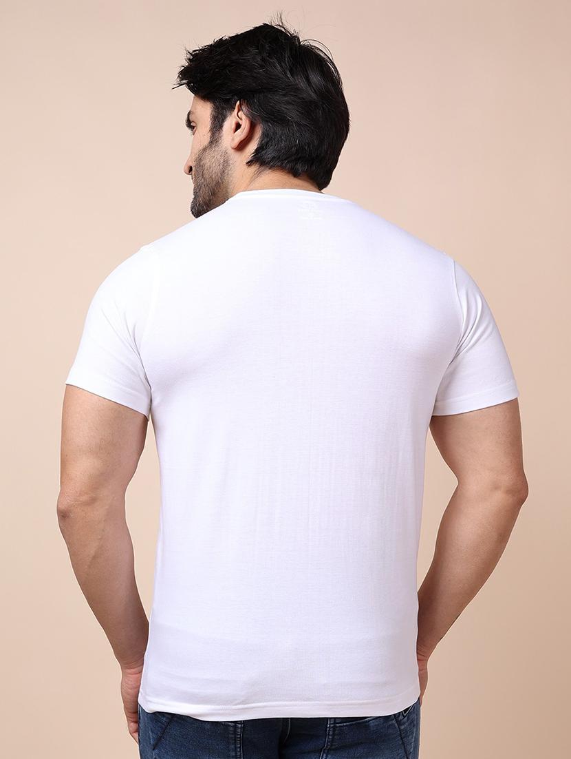 men solid short sleeves t-shirt - 21724853 - Standard Image - 3