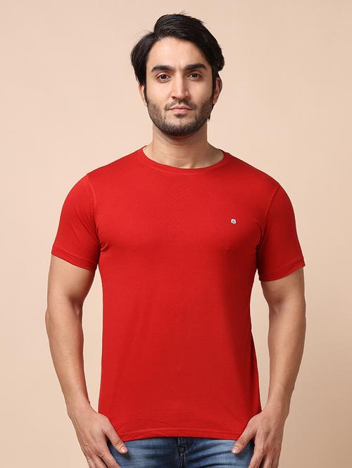 men solid short sleeves t-shirt - 21724863 -  Standard Image - 0