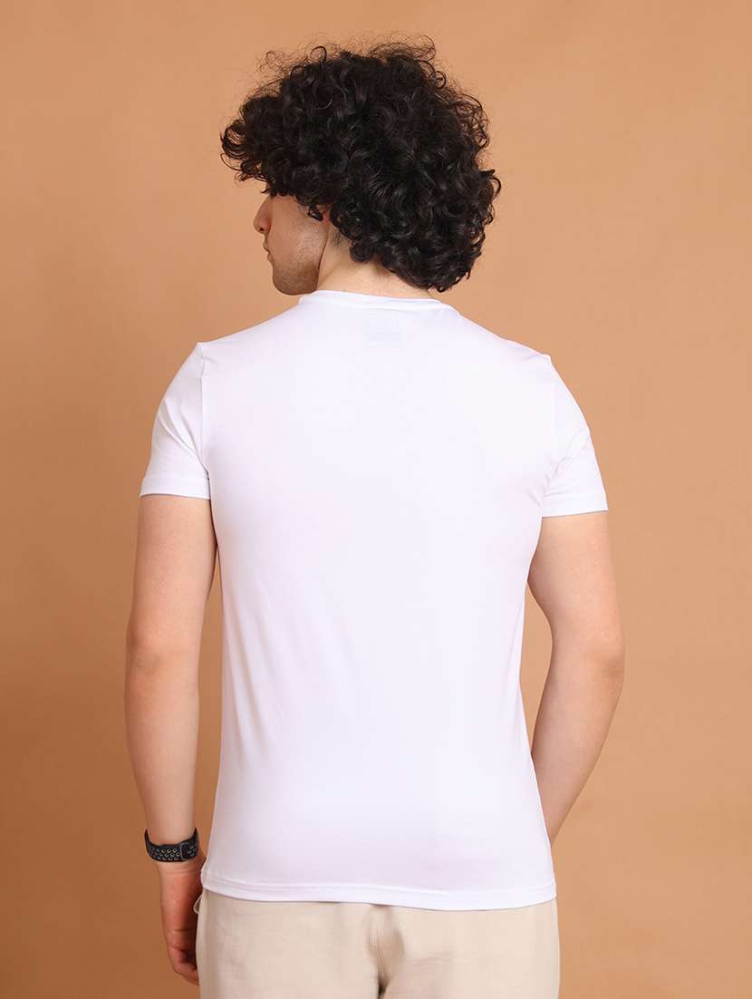 men short sleeves plain t-shirt - 21724921 -  Standard Image - 3