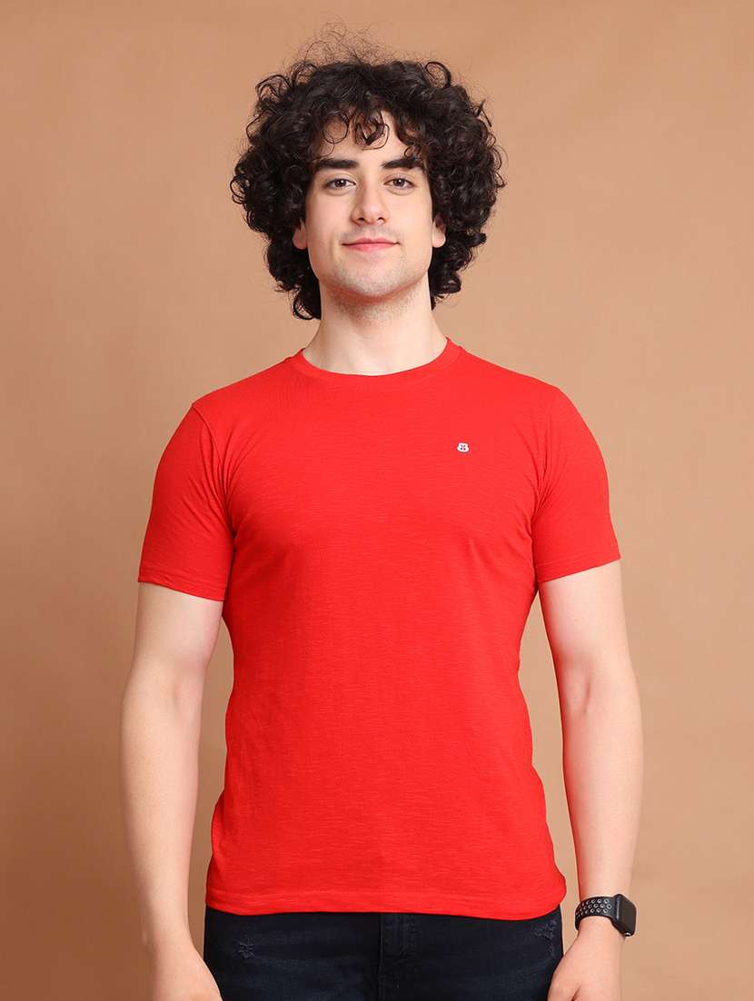 men short sleeves plain t-shirt - 21724930 - Zoom Image - 0