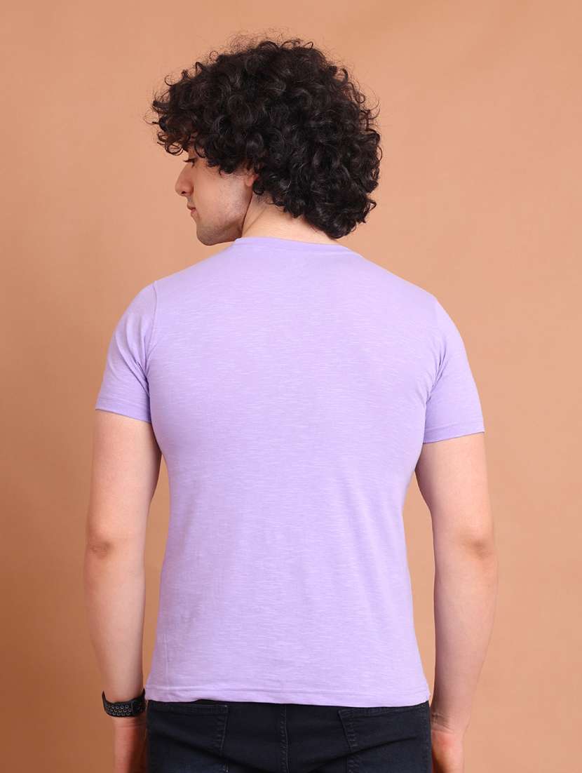 men short sleeves plain t-shirt - 21724935 -  Standard Image - 3