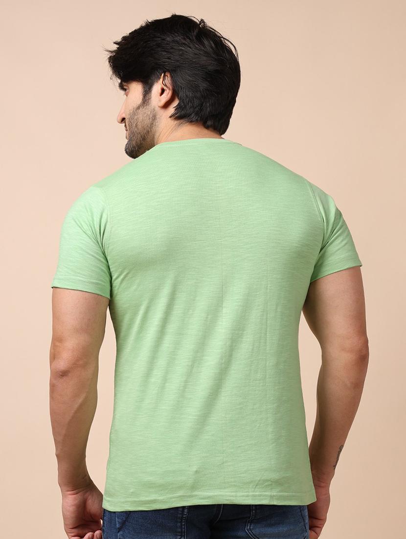 men short sleeves plain t-shirt - 21724946 - Standard Image - 3