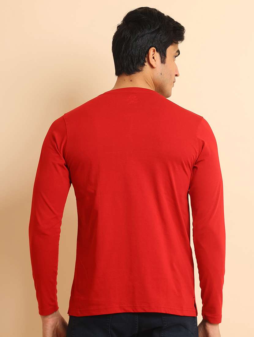 men long sleeves plain t-shirt - 21724967 -  Standard Image - 3