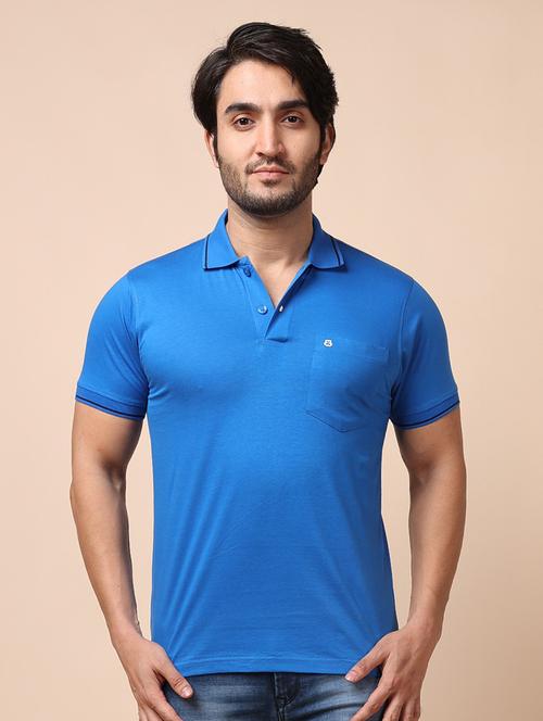 men short sleeves plain polo t-shirt - 21724971 - Standard Image - 0