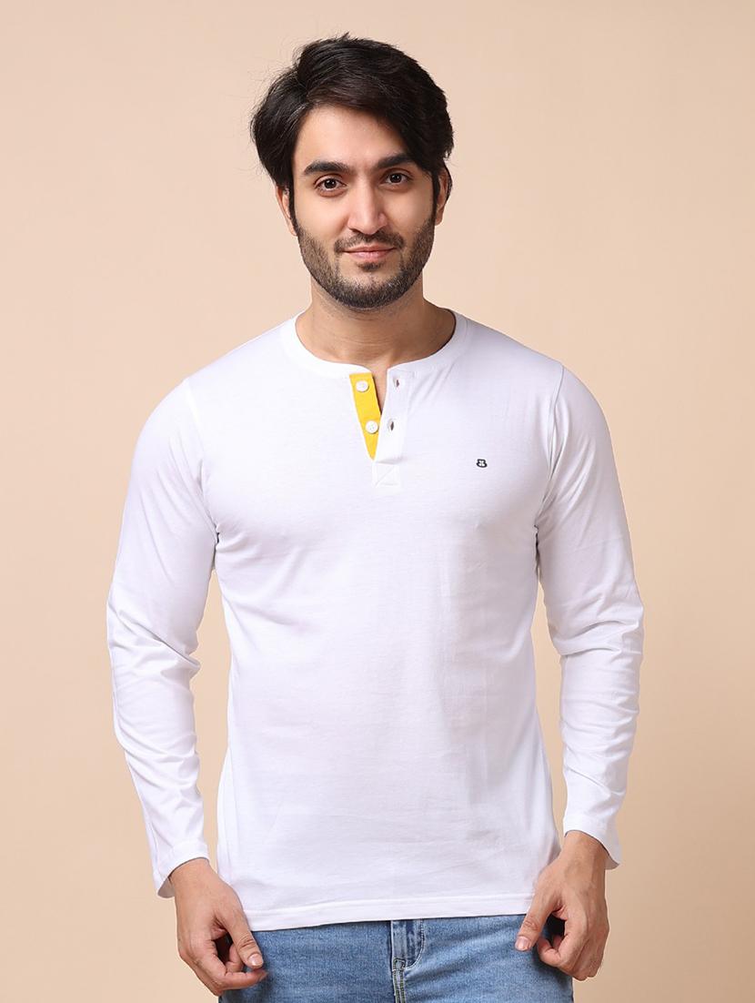 men long sleeves plain t-shirt