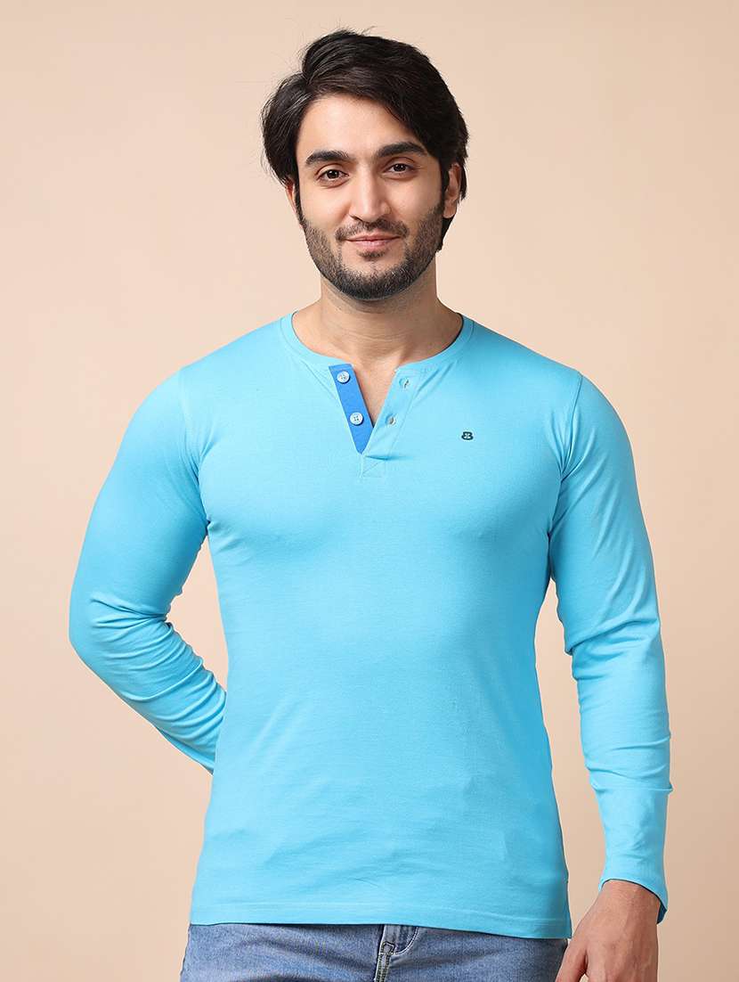men long sleeves plain t-shirt - 21724975 - Zoom Image - 0