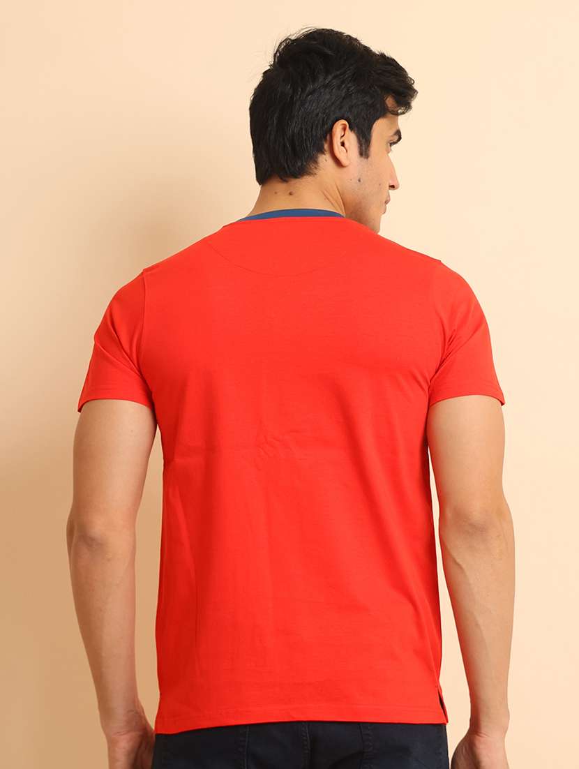 men short sleeves plain t-shirt - 21724976 - Standard Image - 3