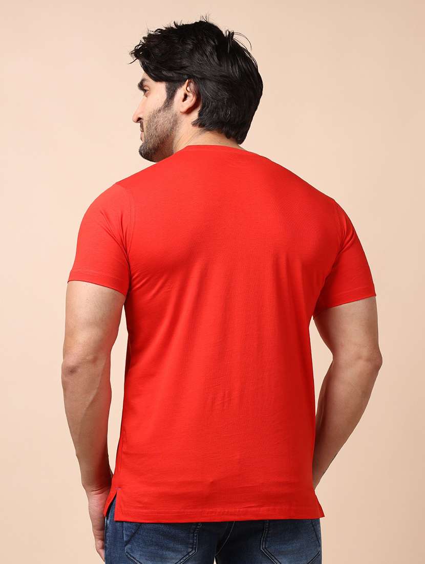 men short sleeves plain t-shirt - 21724987 - Standard Image - 3