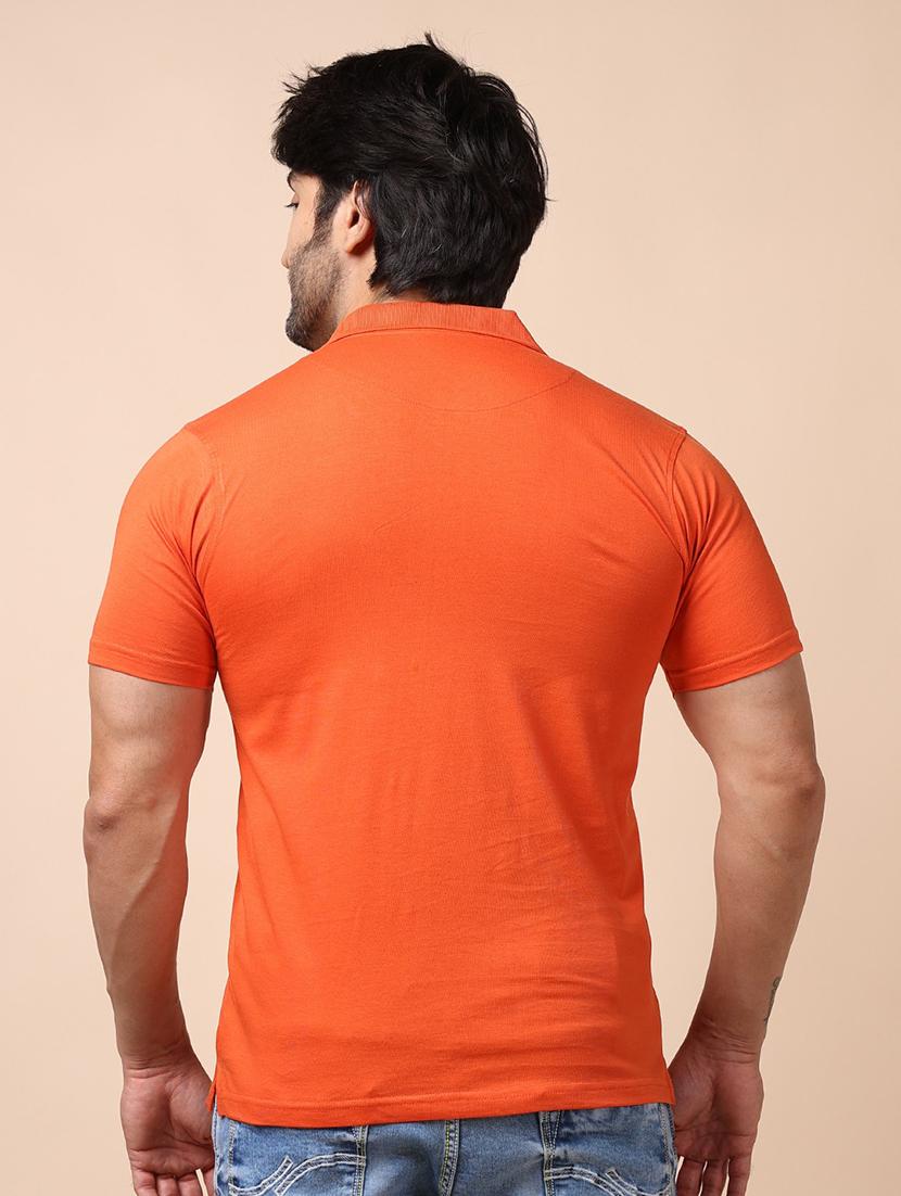men short sleeves plain polo t-shirt - 21725024 - Standard Image - 3