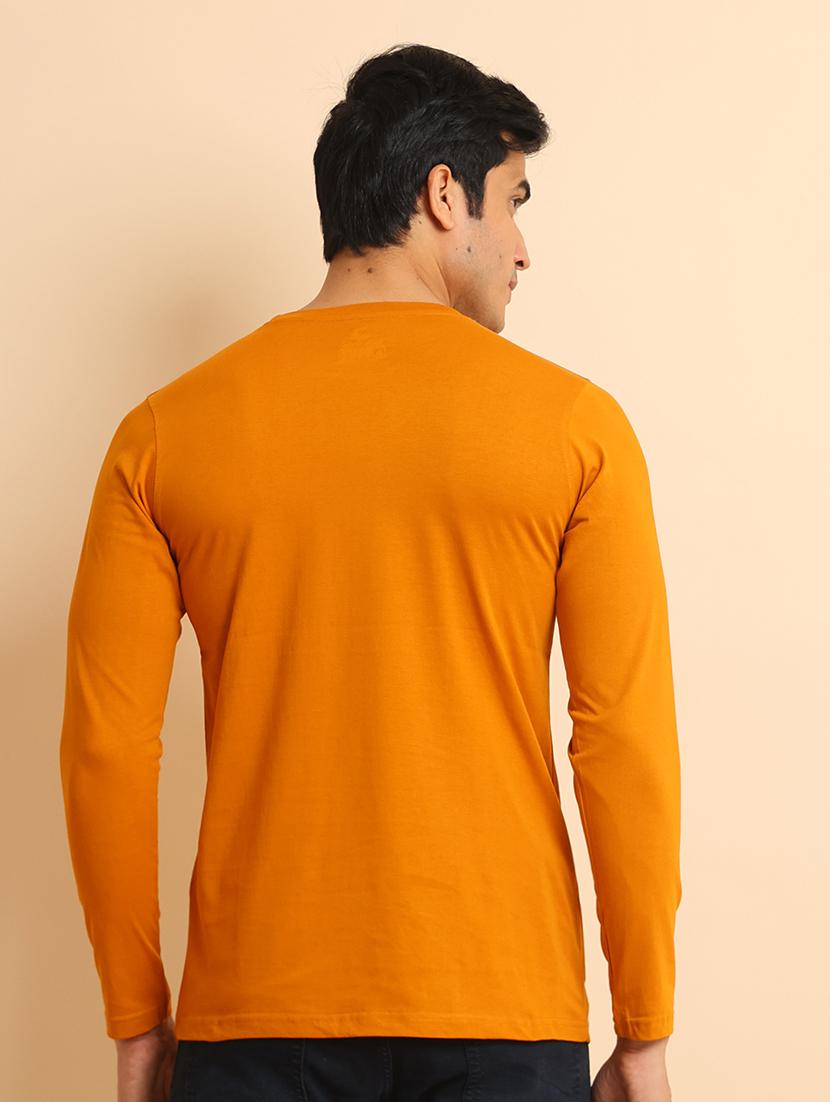 men long sleeves plain t-shirt - 21725032 - Standard Image - 3