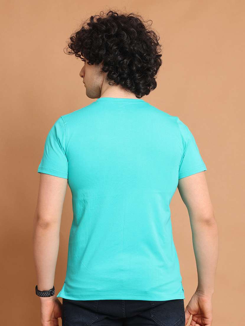 men short sleeves plain t-shirt - 21725042 -  Standard Image - 3