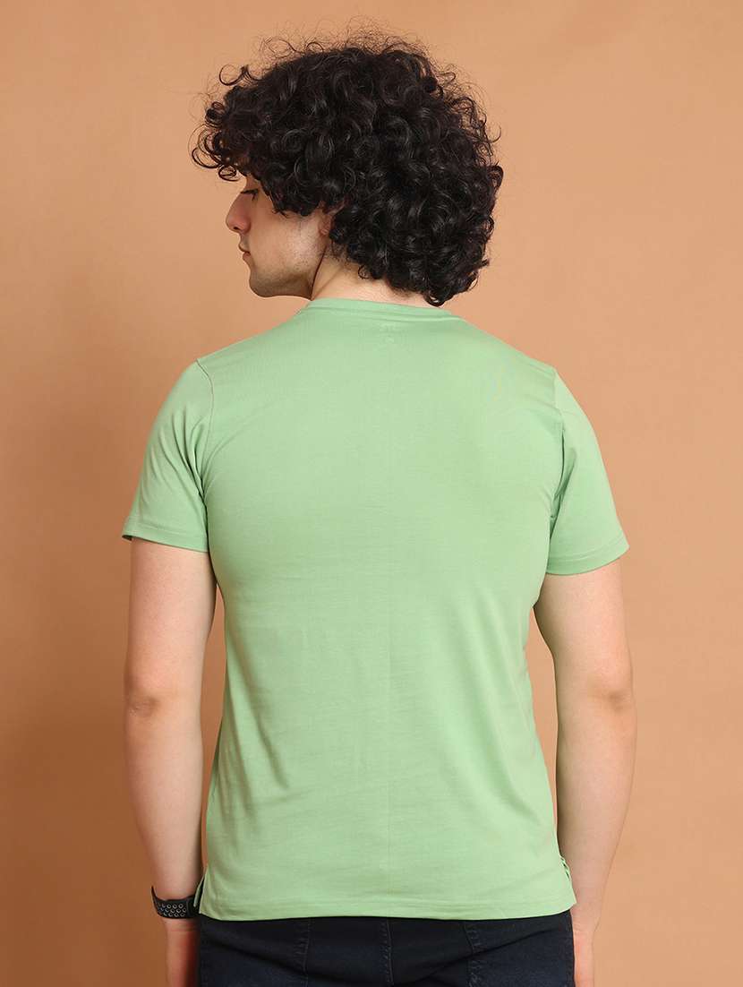 men short sleeves plain t-shirt - 21725044 -  Standard Image - 3