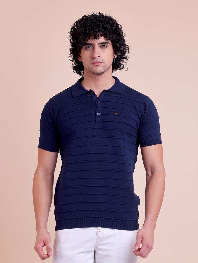 men short sleeves plain polo t-shirt