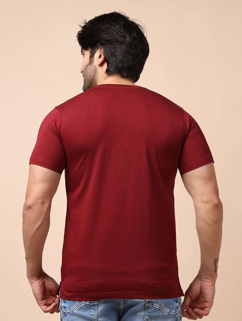 men short sleeves plain t-shirt - 21725063 - Standard Image - 3