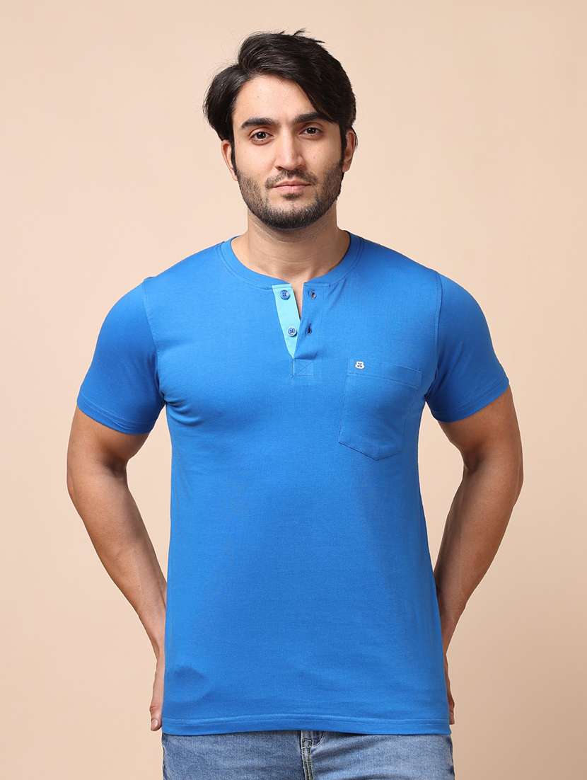 men solid short sleeves t-shirt - 21725067 - Zoom Image - 0