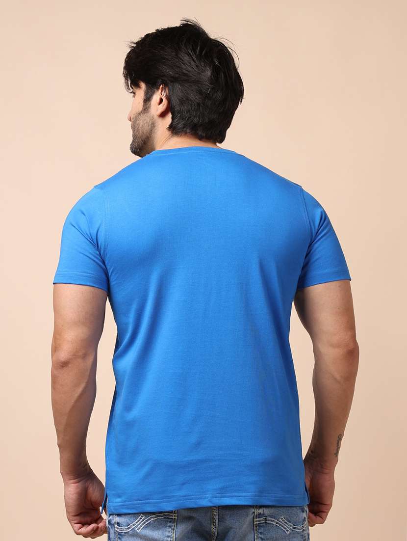 men solid short sleeves t-shirt - 21725067 - Standard Image - 3