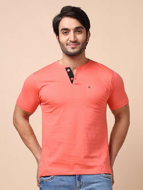 men solid short sleeves t-shirt - 21725068 - Standard Image - 0