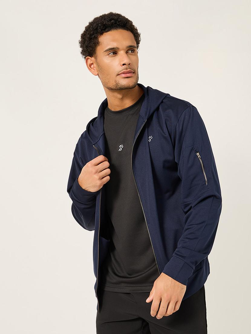 men solid long sleeve casual jacket - 21725202 -  Zoom Image - 0