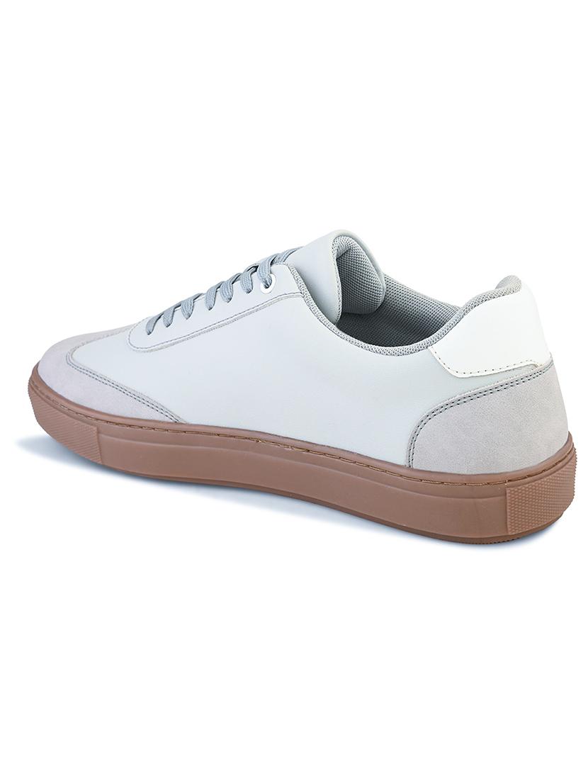 men grey lace up sneaker - 21725262 - Standard Image - 3