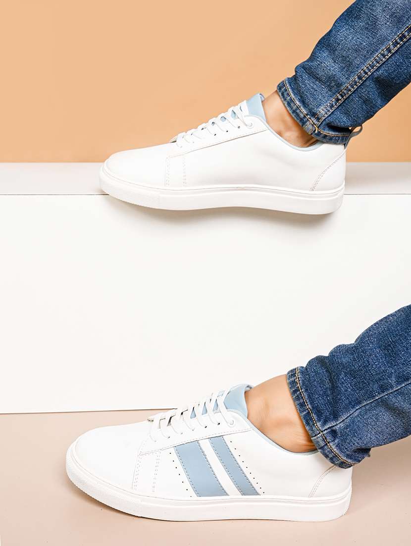 men white lace up sneaker - 21725264 - Standard Image - 5