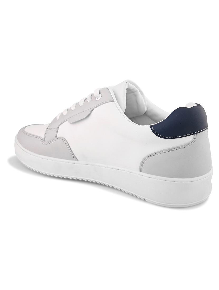 men white lace up sneaker - 21725270 - Standard Image - 3