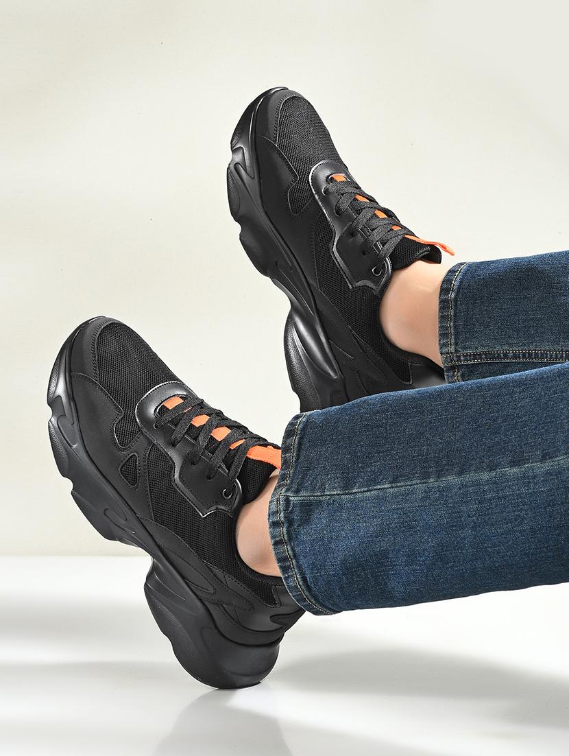 men black lace up sneaker - 21725275 - Standard Image - 5