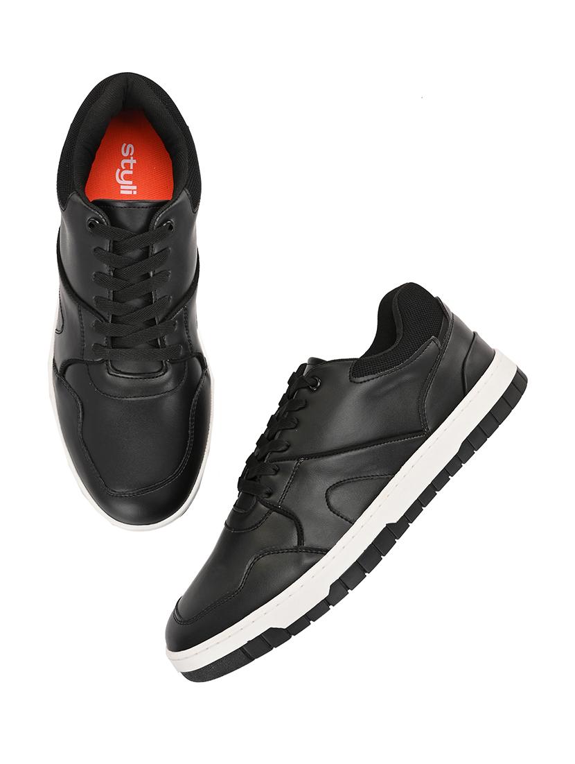 men black lace up sneaker - 21725276 - Standard Image - 3