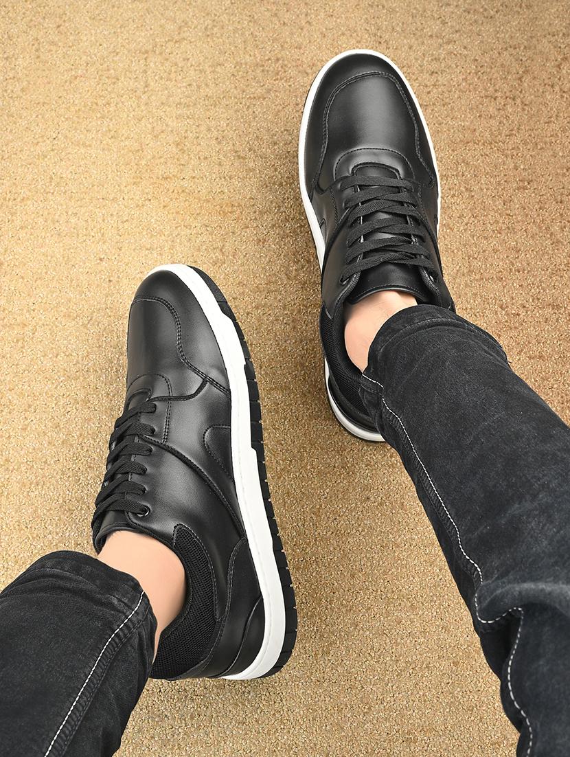 men black lace up sneaker - 21725276 - Standard Image - 5