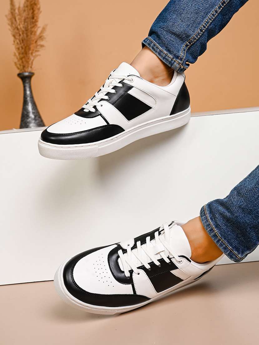 Men Color Block Lace Up Sneaker
