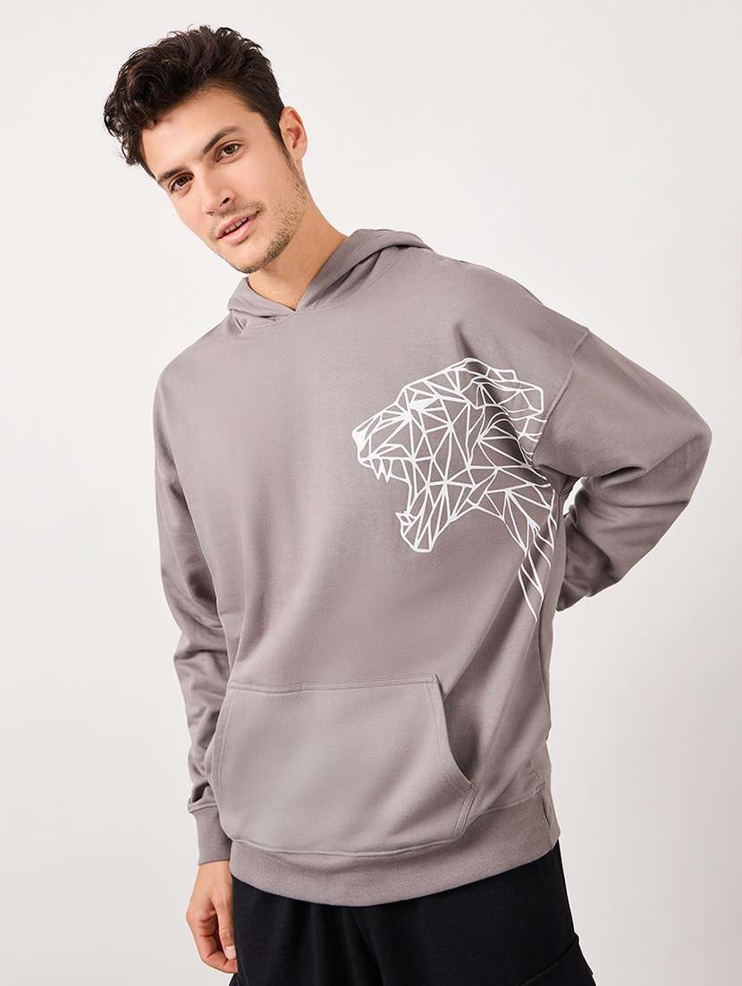 women placement print long sleeve sweatshirt - 21725287 - Zoom Image - 0