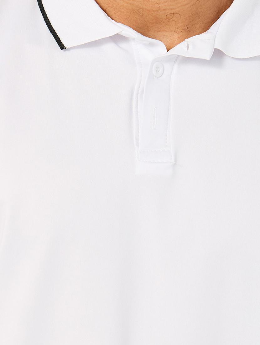 men solid short sleeve polo t-shirt - 21725289 - Standard Image - 3