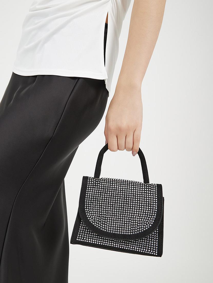 women black embellished sling bag - 21725331 - Standard Image - 5