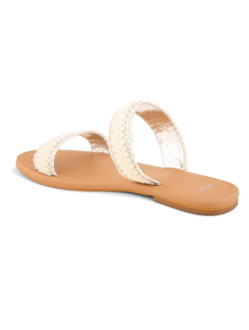 women white slip on sandal - 21725339 - Standard Image - 3