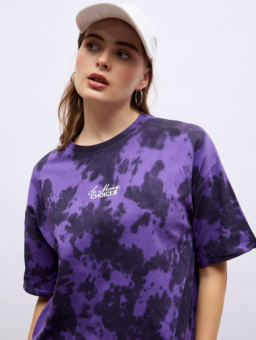 women tie & dyed active wear co-ord - 21725348 - Standard Image - 5