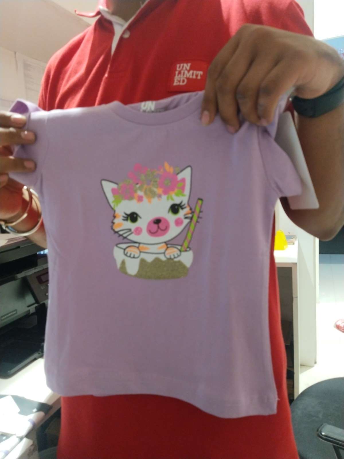 lavender cotton tshirt - 21725703 - Zoom Image - 0