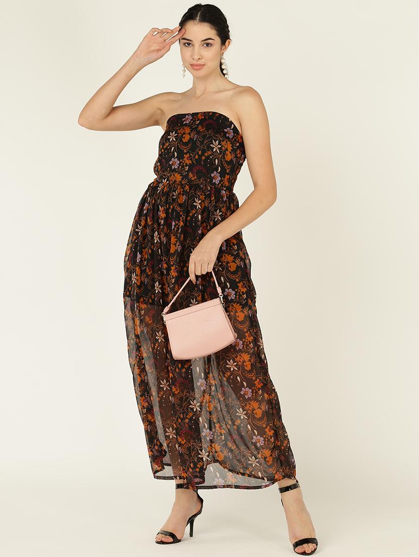 women floral print tube a-line dress - 21725893 - Standard Image - 3