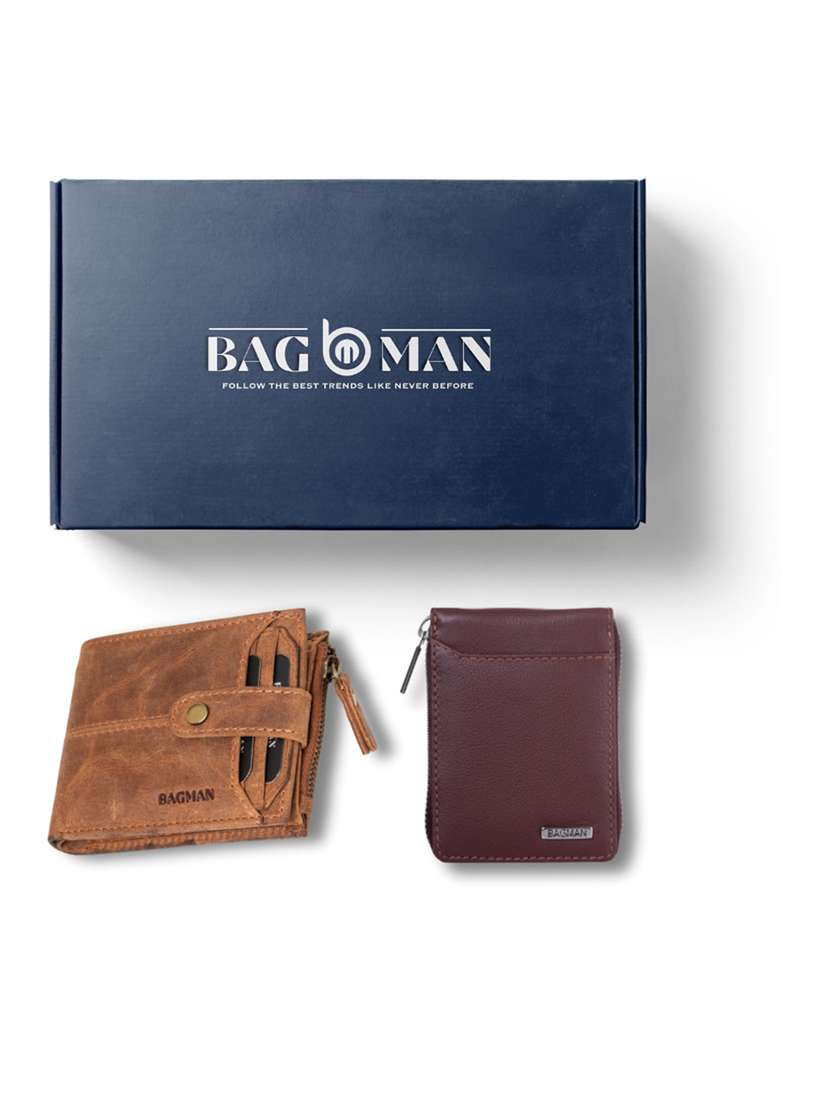 bagman stylish & functional wallet gift set for men