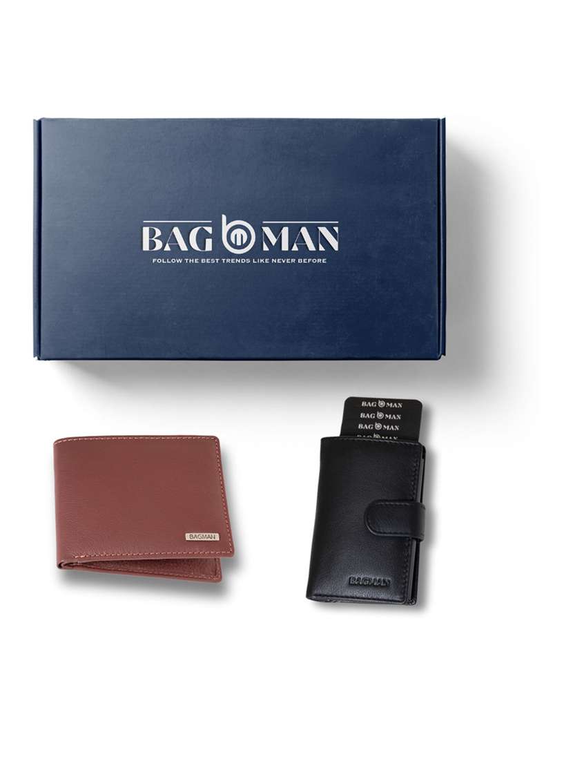 bagman stylish & functional wallet gift set for men