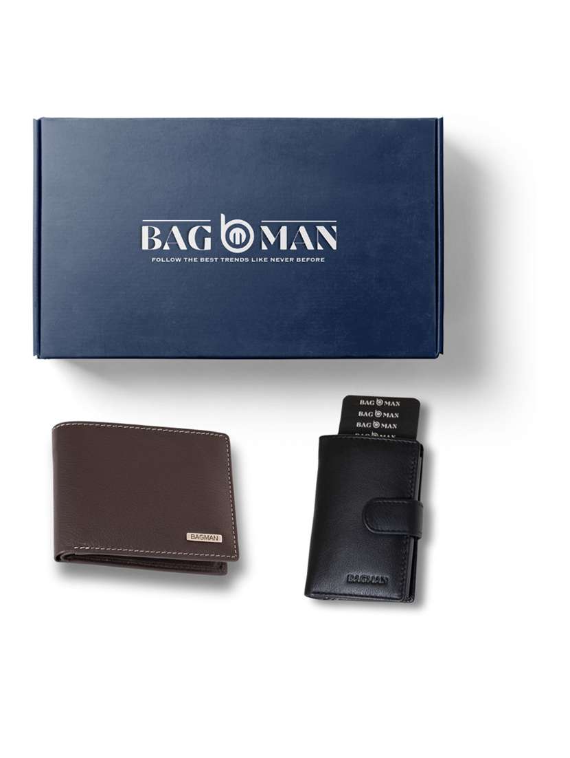 bagman stylish & functional wallet gift set for men