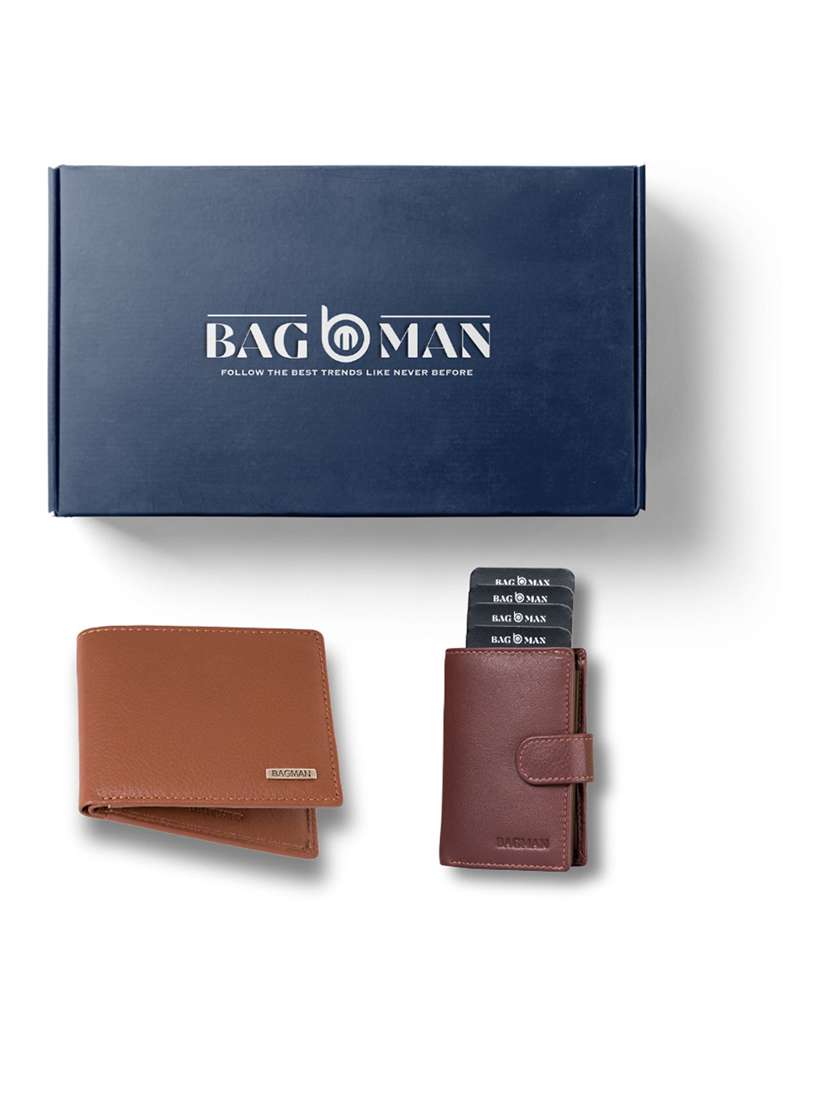 bagman stylish & functional wallet gift set for men