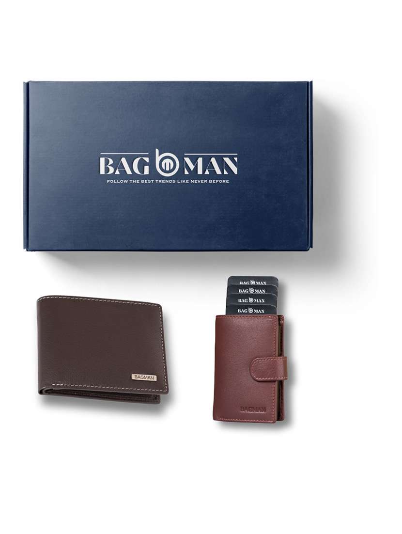 bagman stylish & functional wallet gift set for men