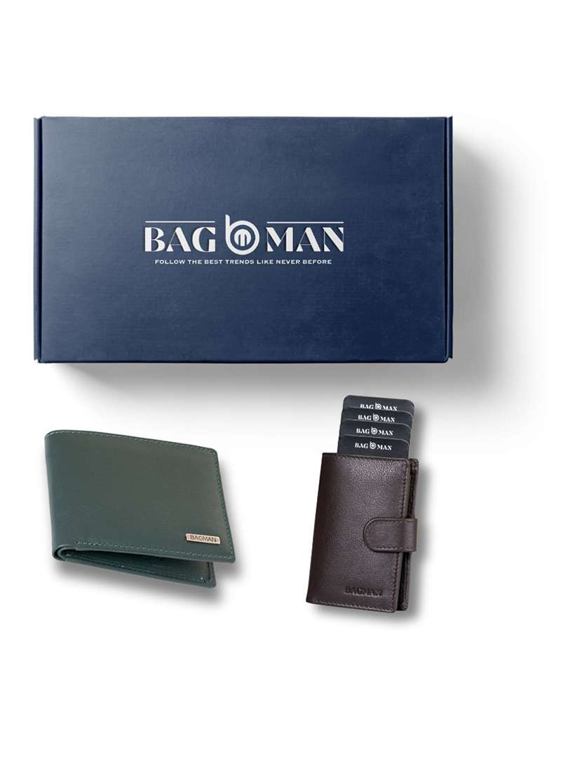 bagman stylish & functional wallet gift set for men