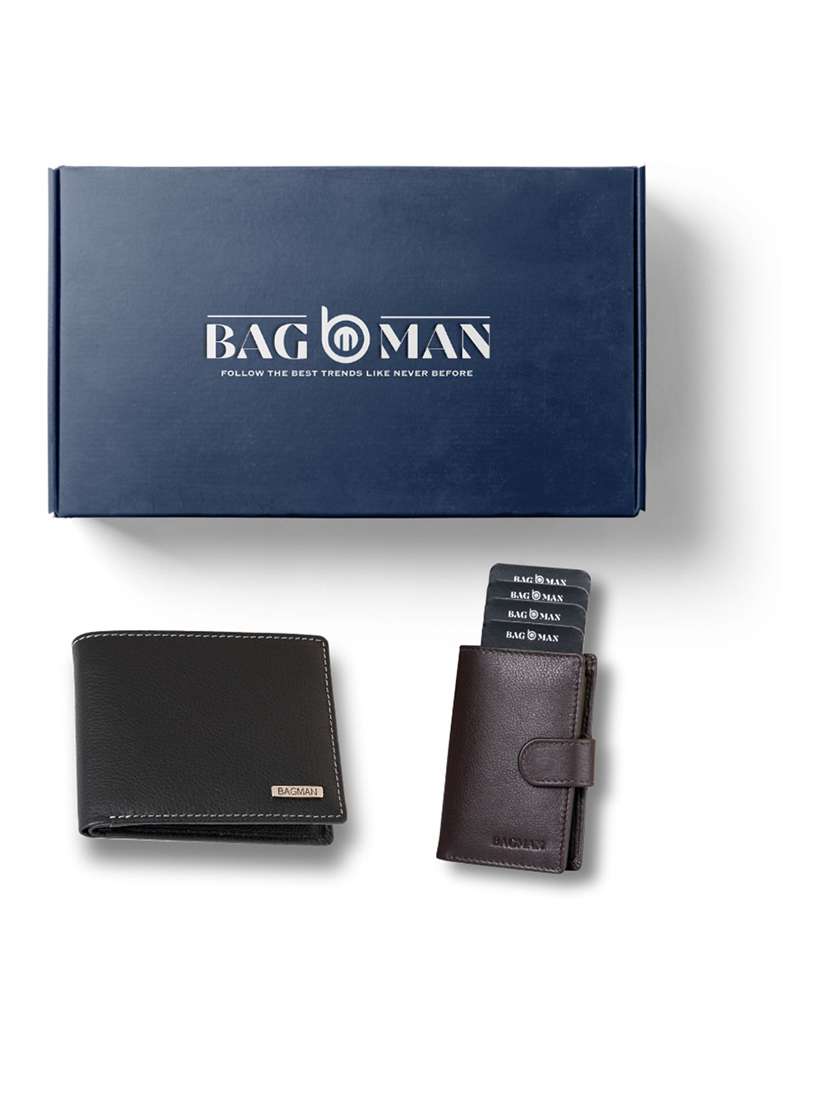 bagman stylish & functional wallet gift set for men