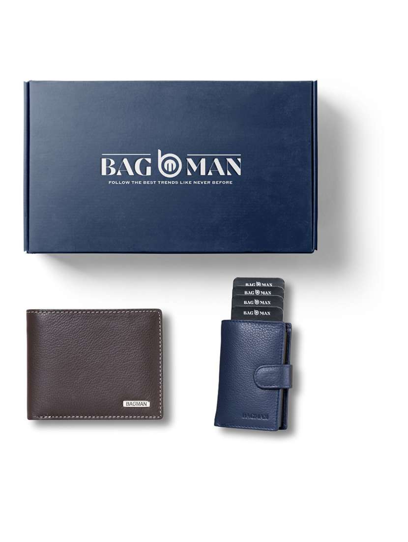 bagman stylish & functional wallet gift set for men