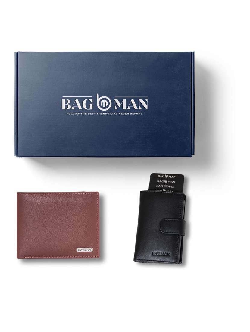 bagman stylish & functional wallet gift set for men