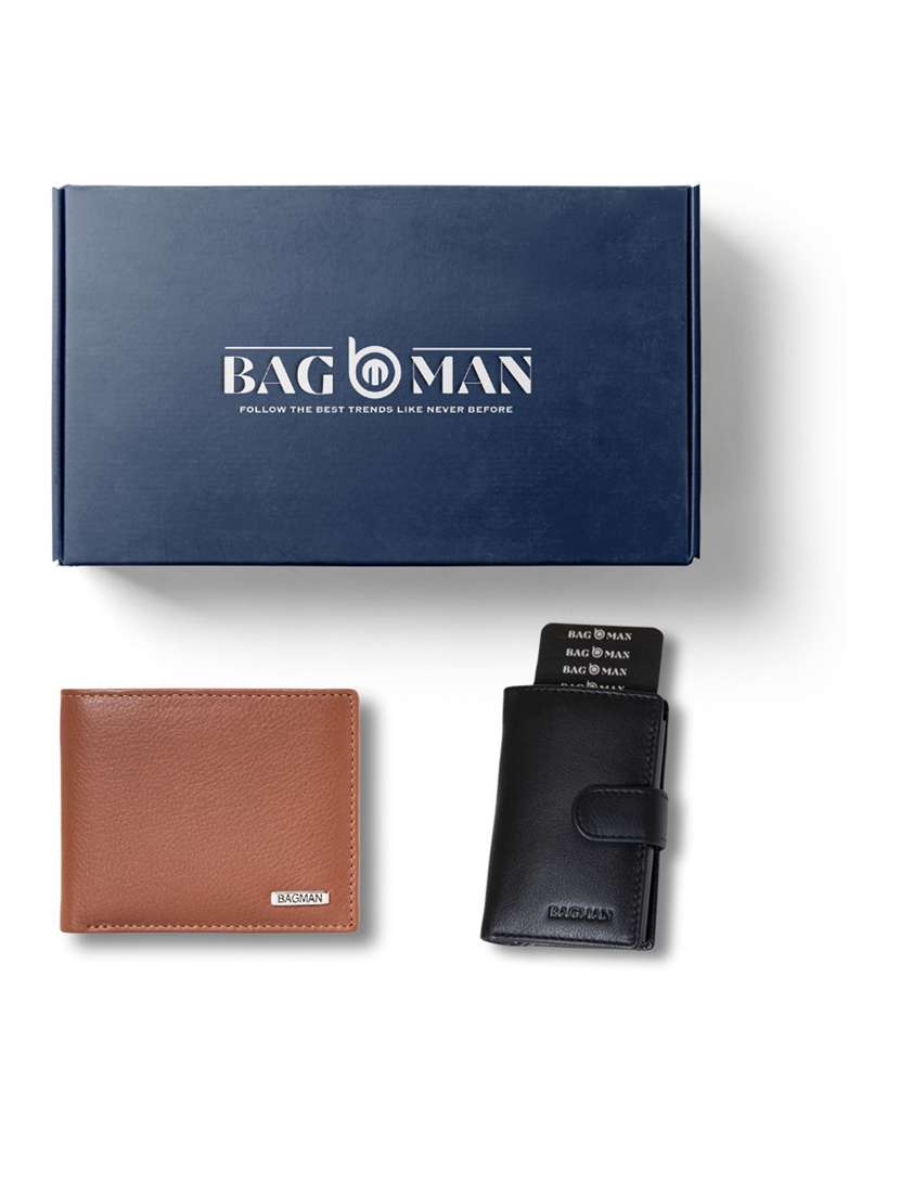 bagman stylish & functional wallet gift set for men