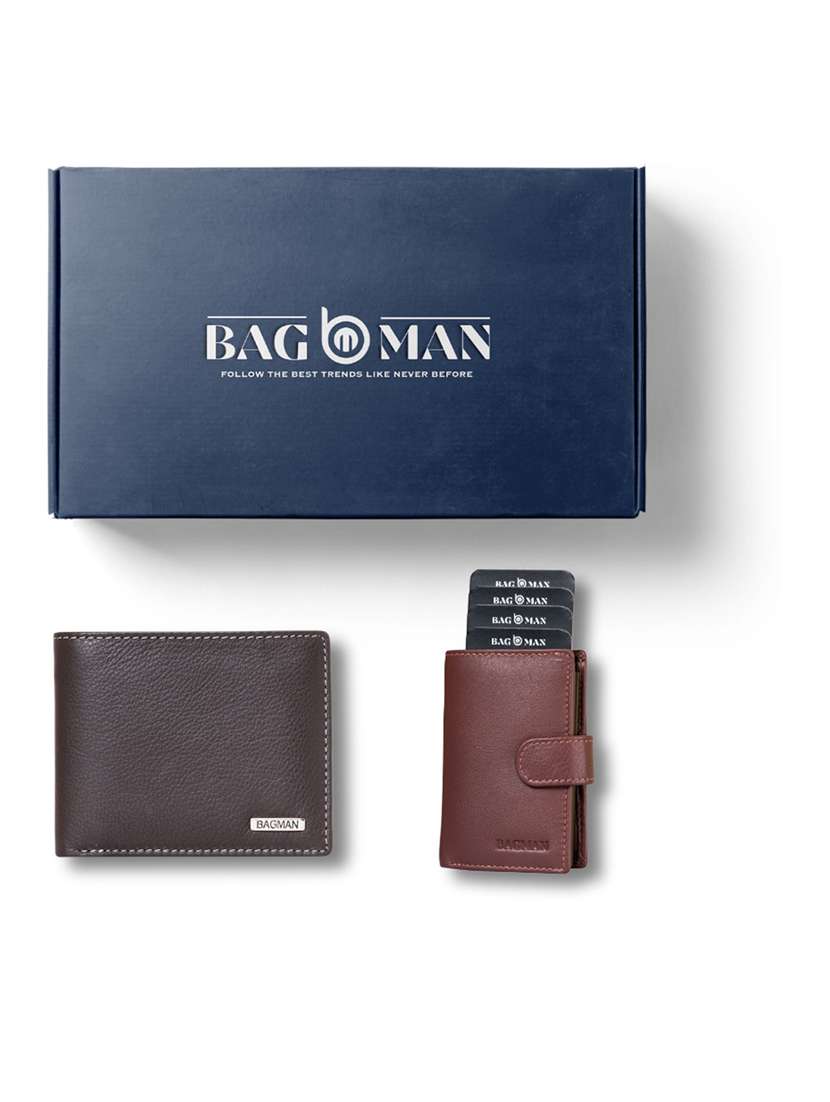 bagman stylish & functional wallet gift set for men