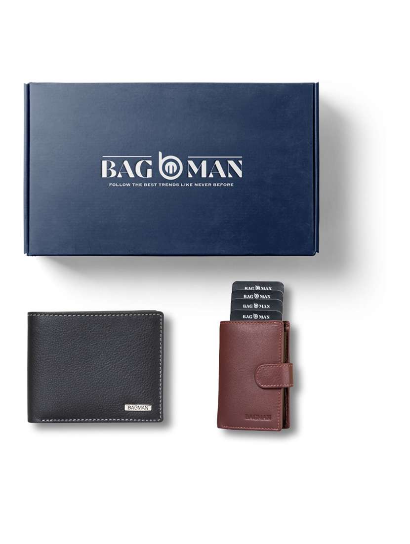 bagman stylish & functional wallet gift set for men