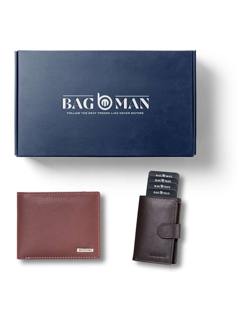bagman stylish & functional wallet gift set for men