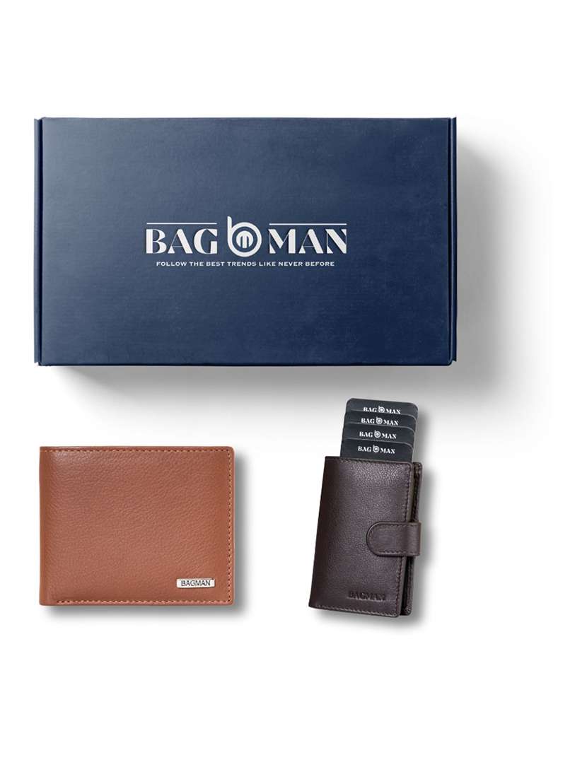 bagman stylish & functional wallet gift set for men
